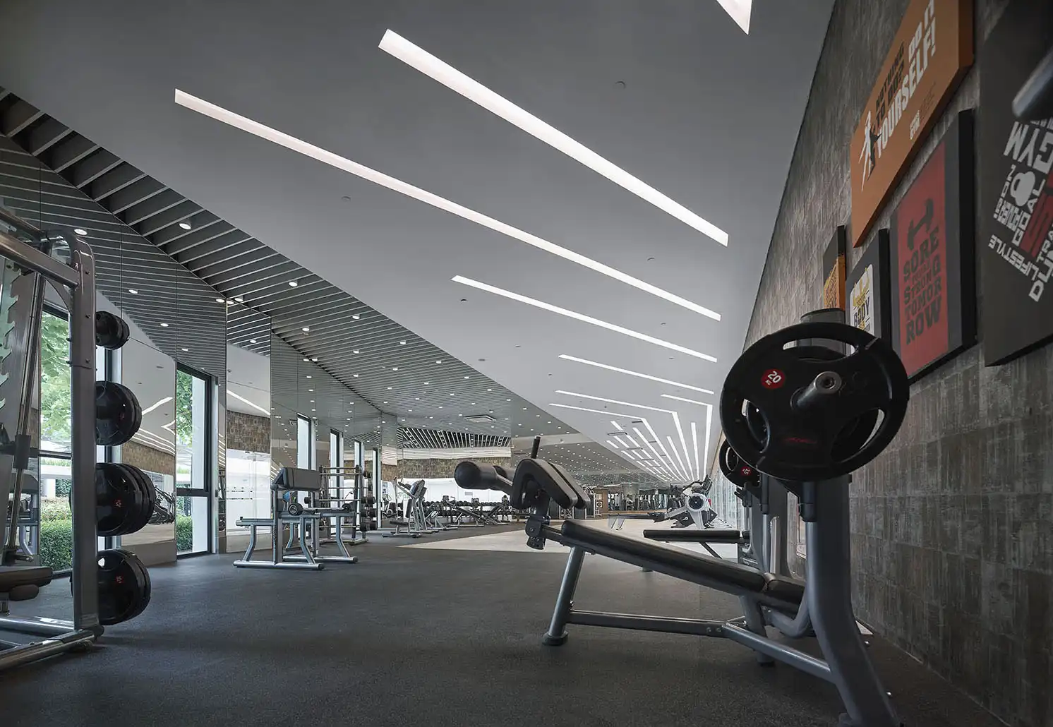 Phòng gym hiện đại tại ParkCity Club Hanoi